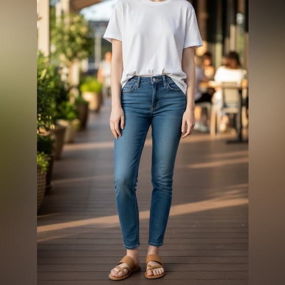 ALDO Tan Toe Loop Minimalist Slide Sandals Women’s Size 7 - Picture 6 of 7